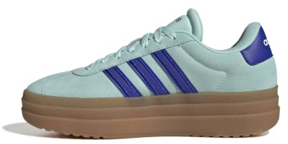 adidas Damen Vl Court Bold Schuhe, Semi Flash Aqua Lucid Blue Gum, 39 1/3 EU