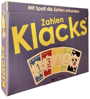 Alster- und ElbHarmonie Zahlen Klacks – Lern-Kartenspiel für Familien & Kinder | 120 Bunte Zahlenkarten | Mathe-Spielspaß für die ganze Familie, Vorschule & Grundschule
