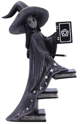 Nemesis Now Little Souls Collection Witchy Decor - Hexenfigur für mystische Wohnkultur - aus feinstem Kunstharz gegossen, fachmännisch handbemalt - 15 cm Luna