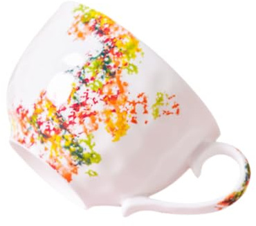 COLLBATH Tazza da Colazione in Antiscivolo Tazza per Latte e d'Avena e Ufficio