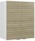 Vicco Küchenschränke Fame-Line, hängender Küchenschrank, Eiche Paneel, 60 cm
