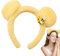 Winnie Pooh Ohren Haarreif, Gelbe Bärenohren Stirnband, Niedliche Bärenohren Plüsch Haarband, Cartoon Winnie Pooh Kostüm Tier Stirnband, Für Makeup Gesicht Waschen, Urlaub, Cosplay Kostüm