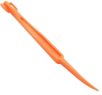 cfpqv Orange Peeler, Plastic, Orange Peeler, Passion Fruit Peeler, Peeler, Vegetable Slicer, Fruit Tools, Kitchen Utensil (Pack of 1) Product Replacement Parts (Orange, One Size)