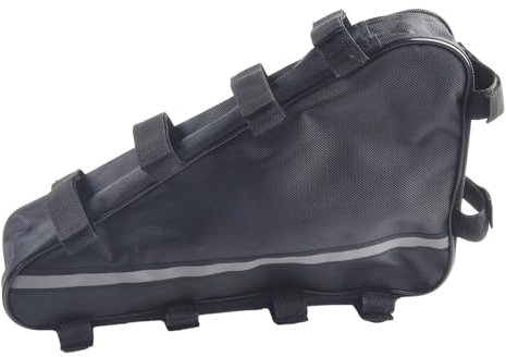 Ebike Frame Triangle Battery Bag Electric Bike Li-Ion Case Battery Hanging Bag Saddlebag Electric Vehicle Accessories (39 * 36 * 22cm)