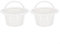 ThruWall Lot de 2 paniers de skimmer pour piscine hors sol pour HydroSkim n° 513330