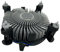 Ventilador de Refrigeración de CPU con Disipador Térmico, 2400 RPM Hidráulico para LGA 775 1150 1155 1156 1151, Rendimiento Óptimo en Juegos.