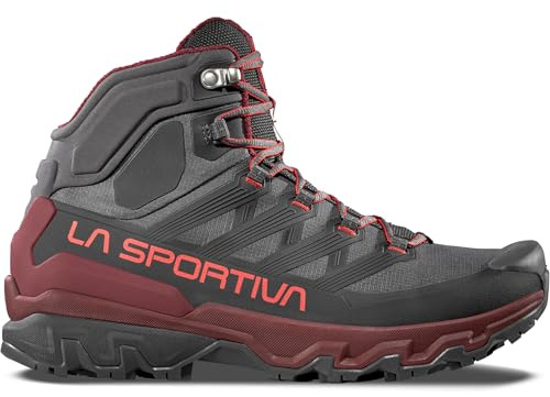 LA SPORTIVA Herren Ultra Raptor 3 Mid GTX Schuhe, Carbon-Redwood, 46.5