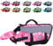 VIVAGLORY Front Float Schwimmweste Hund, Hundeschwimmweste für Bootfahren, Schwimmweste with Kopfstütze, Auftrieb & Schwimmhilfe, S, Camo Pink