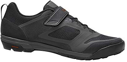 Giro Bike Zapatillas de Ciclismo Ventana para Hombre, Black Dark Shadow, 47 EU
