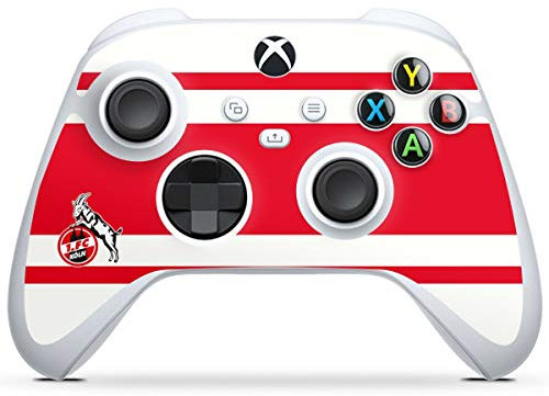 Skin kompatibel mit Microsoft Xbox Series S Controller Folie Sticker EffZeh Offizielles Lizenzprodukt 1. FC Köln