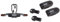 Thule 933100 Fahrradträger EasyFold XT, 2 Bikes, 13 pin & 986000 Wheel Straps Locks, 1size
