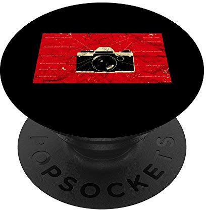 Vintage analogico fotocamera reflex anatomia film fotografo lente PopSockets PopGrip Intercambiabile