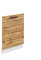 BELINI | Habillage de Porte Lave Vaisselle | Meuble Lave Vaiselle I Accessoire pour Lave-Vaisselle Cuisine | 1,6 x 60 x 71,5 cm I Couleur: chêne wotan