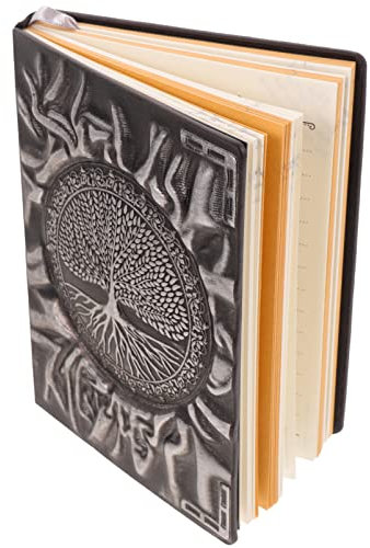 DECHOUS Notizbuch 2023 Monatsplaner Agendaplaner 2023 Retro-sammelalbum Leder Notizblock Geprägtem Retro-sammelalbum Aus Leder Männergeschenk Neujahrsplaner Pu Reisen Männlich Skizzenbuch