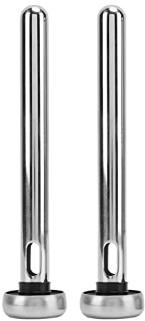 2Pcs Household Stainless Steel Beverage Bottle Cooler Sticks Suitable Beer Popsicles for Beer Ice Drinks Wine Bottle