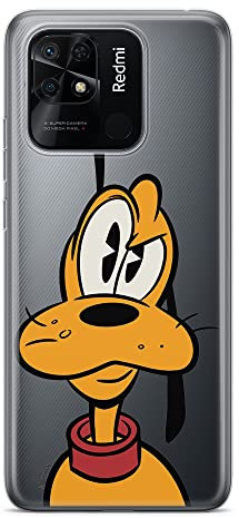 ERT GROUP Handyhülle für Xiaomi REDMI 10C Original und offiziell Lizenziertes Disney Muster Pluto 001 optimal an die Form des Handy angepasst, teilweise transparent