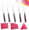 Palette Messer Set 8 Stück Strukturpaste Fein Spachtel, 3 Strukturpaste Spachtel 5 Öl Malen Palettenmesser, Strukturpaste Fein Spachtel für Ölgemälde/Gouache/Aquarell/Felsmalerei