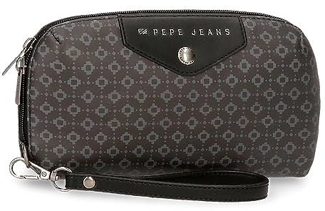 Pepe Jeans Bethany Gepäck- Umhängetasche für Damen, Schwarz, Talla única, handtasche