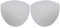 EMDOMO Removable Bra Pads Inserts Large Size Bra Pads Women Half Round Thick Cushion Sports Cups Bra Insert for Bikini Top Swimsuit (Pack of 3 pairs) (White)