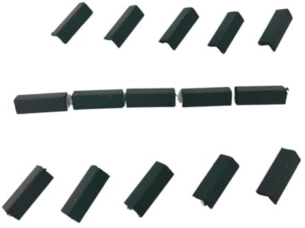 1:12th Scale Miniature Model Dollhouse Diorama Angled Ridge Roof Tiles Trim in Slate Grey