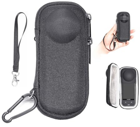 Fotoleey Portable Hard Case for Insta360 X4 with Lanyard