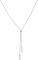 LHJHZDJC Halskette Mode Unisex Frauen einfache Triangel Pullover Kette Ins Langer Wind Halskette Geometrische Traktion Halskette Gedenkgeschenke Herbst & Winter Schmuck Geschenk