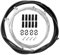 4 PCS Universal Bike Inner Brake Cable Housing Kit, Bicycle Brake Cable Replacement Bike Repair Kit for Road Bike/Mountain Bike/Road Bike, Replacing Brake and Shift Cables (Black)