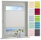ourdeco® Plissee / 120 x 150 cm (Breite x Höhe) Weiß/lichtdurchlässig, Blickdicht/verspannt/zum Klemmen und Montage ohne Bohren