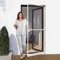 Jalousiescout Protectline Porta Zanzariera, Telaio in Alluminio, Rete in Fibra di Vetro Resistente, Facile Installazione, Protezione Contro le Zanzare, 80 x 200 cm, Bianco