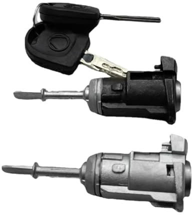 LadyCent Schließzylinder für Passat B5 1996-2006, vorne Links Rechts Türschloss Zylinder mit Schlüssel 3B0837167/3B0837167E/3B0837167/3B0837168