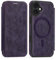 Sawiqpd for iPhone 11 Case, Magnetic Flip Wallet Leather Phone Case Compatible with MagSafe Shockproof Protective Cover for iPhone 11 with Card Slots Kickstand RFID Blocking, Purple