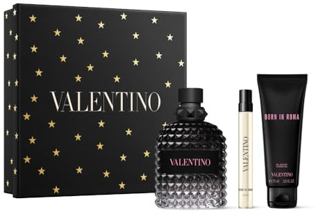 Valentino Uomo Born In Roma Gift Set (Eau de Parfum 100 ml + Shower Gel 75 ml + Eau de Parfum Mini 10 ml