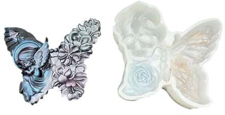 Reusable Skull Flower Silicone for Handmade Soap Molding and Festive Decoratioon Muertos