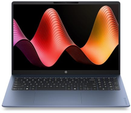 HP OmniBook 3 16-by0007nsx - Ordenador Portátil 16 WUXGA (1920x1200), AMD Ryzen 5, 8GB RAM, 512GB SSD, FreeDOS, QWERTY Español, Azul
