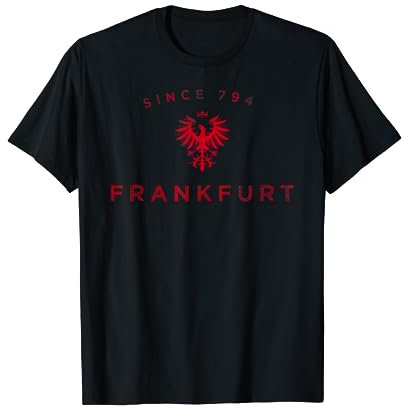 Frankfurt FFM Hessen Adler Vintage Retro T-Shirt