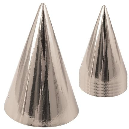 P'TIT CLOWN - Chapeaux Pointus en Carton - Lot de 6 - Accessoires Festifs Idéaux pour Anniversaires et Fêtes
