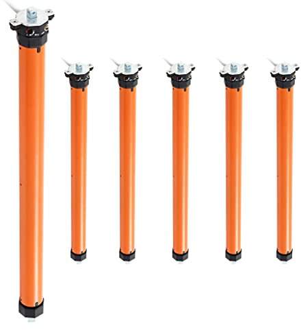 vidaXL 6X Moteurs Tubulaires Store Electrique à Rouleau Volet Roulant Porte de Garage Auvent Salle d'Exposition Electromécanique Bureau Hôtel 10 Nm