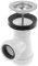 PrimeMatik - Sifón Botella Extensible con válvula para Lavabo-Bidet 1 1/2 x 70 mm