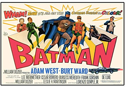 Batman. #2 A4 Unframed Old Advert Vintage Classic American Action Film Cinema Movie Star Poster Famous West Ward Hero Picture Bedroom Artwork Print Photo Wall Decoration Reprint