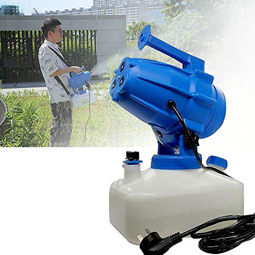 Fogger Eléctrico ULV,Pulverizador de Atomizador de Volumen Ultrabajo Portátil,Pulverizador Desinfectante para Lugares Públicos/Jardín/Nebulizadores Industriales de Capacidad de 5L para Desinfección