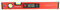 Goniometro digitale LCD Livella a bolla 4 x 90 ° Indicatore di livello inclinometro Indicatore di angolo con 4 potenti magneti base (rosso)