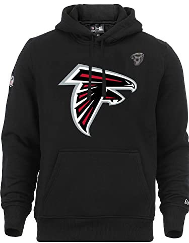New Era American Football Pullover Team Logo Atlanta Falcons schwarz Hoody mit CapSpin Pin - XXL