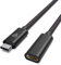 Faracent USB Type C Extension Cable (10Ft/3m), USB 3.1(5gbps) Type C Male to Female Extension Charging & Sync for iPhone 15, MacBook Air M4/ M3/ Pro, iPad Pro Dell XPS Surface Book- Black