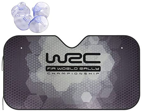 TDHLW Parasol para Parabrisas, Protector de Visera para Parabrisas Delantero de Coche Plegable WRC bloquea los Rayos UV para Mantener su vehículo,55 x 27.6