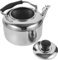 DOITOOL Küchenhexe Wasserkessel, 2l Flötenkessel Induktion Whistling,Teekocher Tea Kessel Pfeife Teekessel Küche Kaffeekessel Metall Wasserkessel Für Heimrestaurant Camping Gasherd Camping