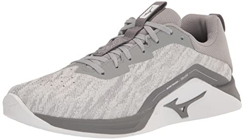 Mizuno Herren Ts-01 Herren, Grau-Weiß, 9