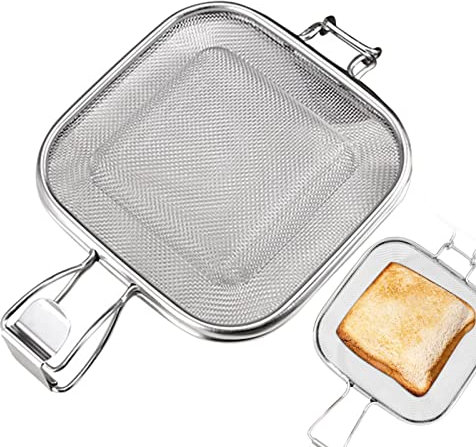 Sandwichmaker-Presse | Panini-Maker-Form aus Edelstahl - Sandwich Toast Toasting Mesh Clip, Ofenbackwerkzeug für Zuhause, Brotgeschäfte Jidian