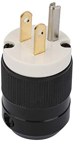 Spina americana da 125 V, 3 poli, presa di sicurezza a 3 poli, presa maschio impermeabile a 3 fori, adattatore per presa industriale di alta qualità, connettore di ricambio di blocco (1)