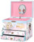 Giggle & Honey Musikalische Fee Schmuckkästchen für Mädchen - Kinder Musik-Box mit Fee und Spiegel, Geburtstagsgeschenke für Mädchen, Kinder-Schmuck-Boxen für Altersgruppen 3–10-17,1 x 13,3 x 15,2 cm