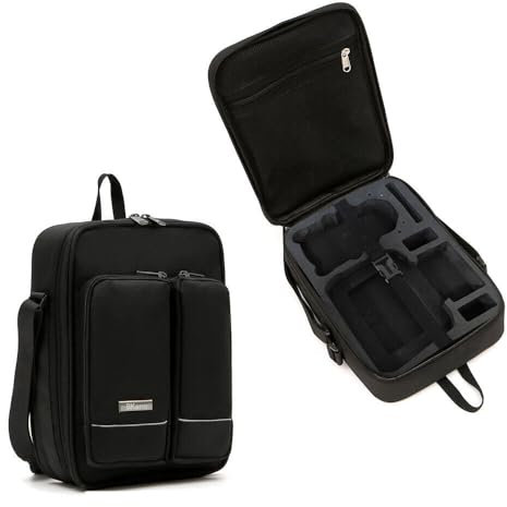 XBERSTAR Tragbare Aufbewahrungstasche Tragetasche für DJI MINI 4 PRO Drohne Zubehör (Mini 4 Pro schwarze Umhängetasche)